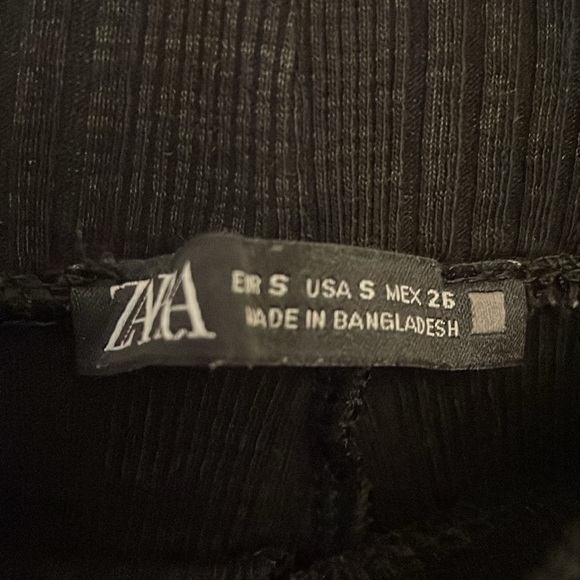 Zara ribbed flared leggings - Picture 3 of 3